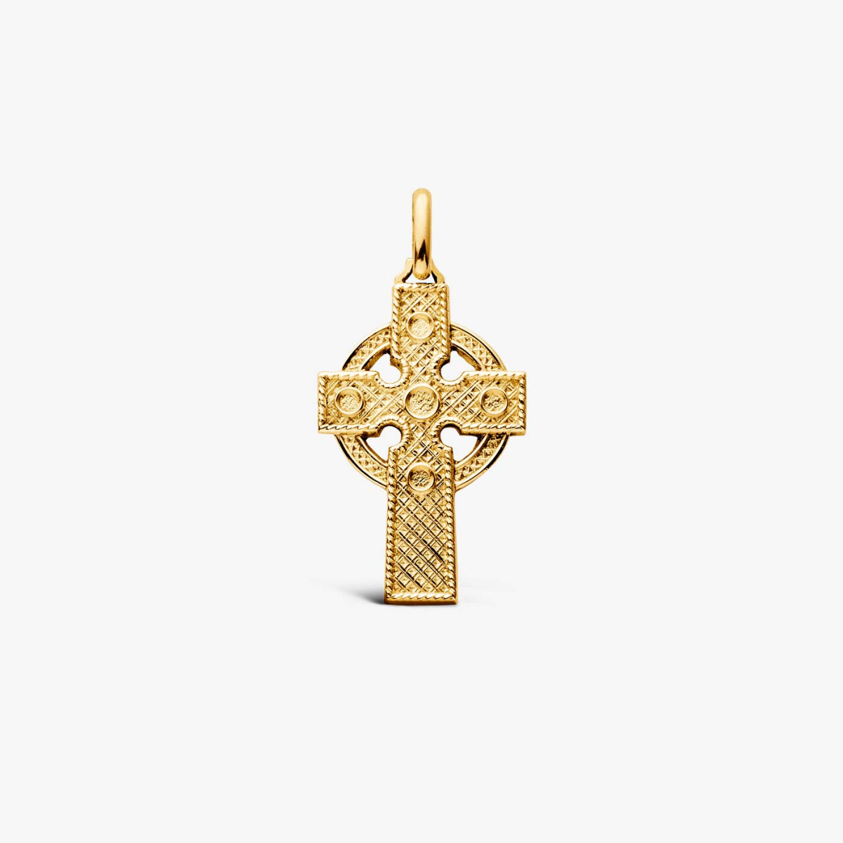 Pendentif croix celtique en or jaune