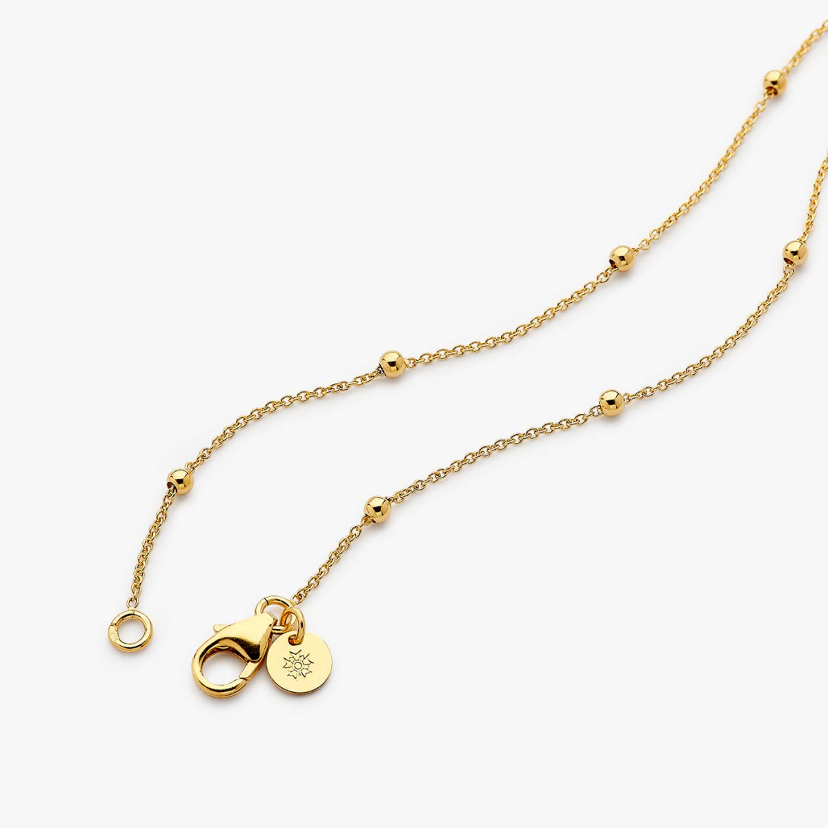 Ball Chain - 45 cm in Yellow Gold - 2.35 g