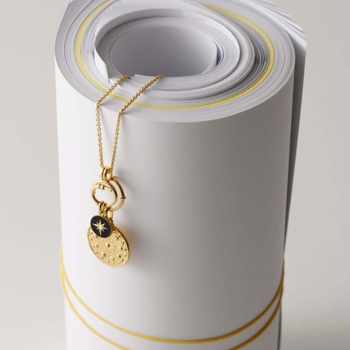 Médaille Or Jaune Rosae