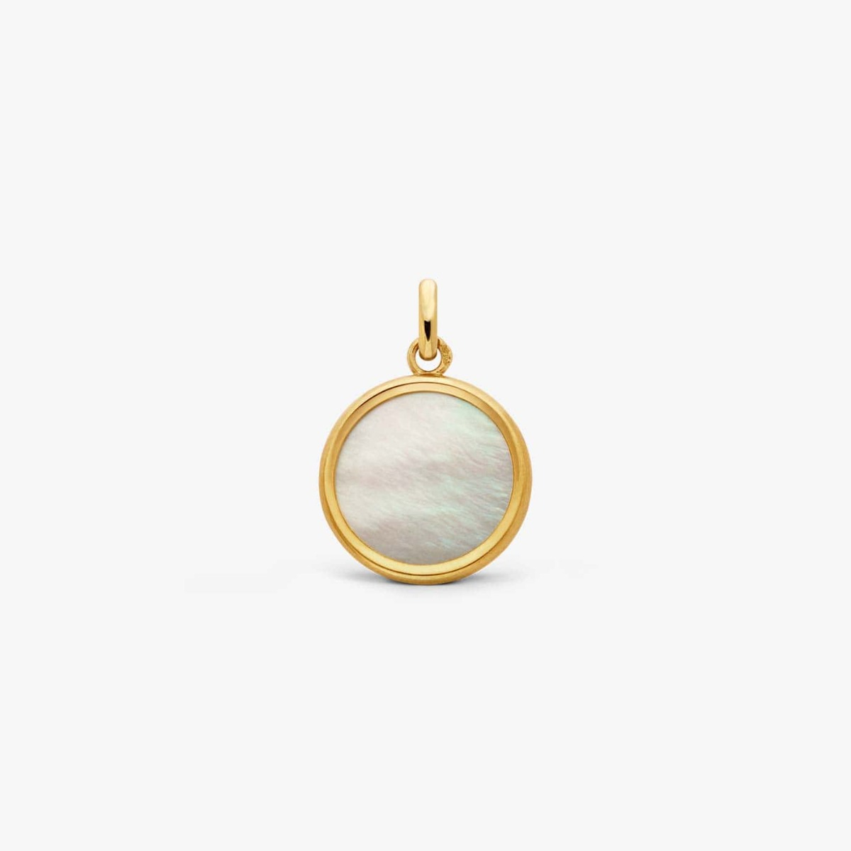 Pendentif or et nacre de 16 mm - Les Allégories